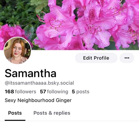 Samantha on Twitter.